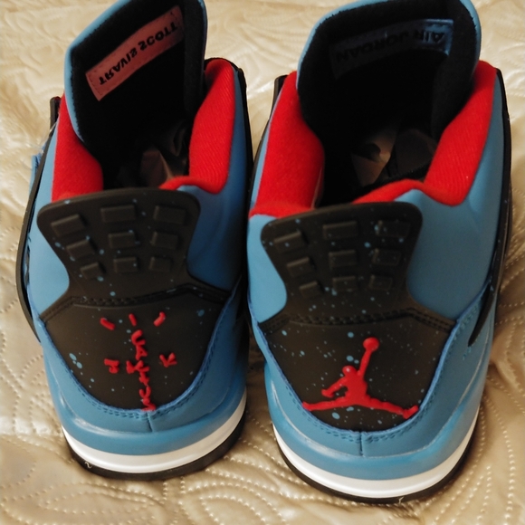 Travis Scott Cactus Jack retro IV Jordans.